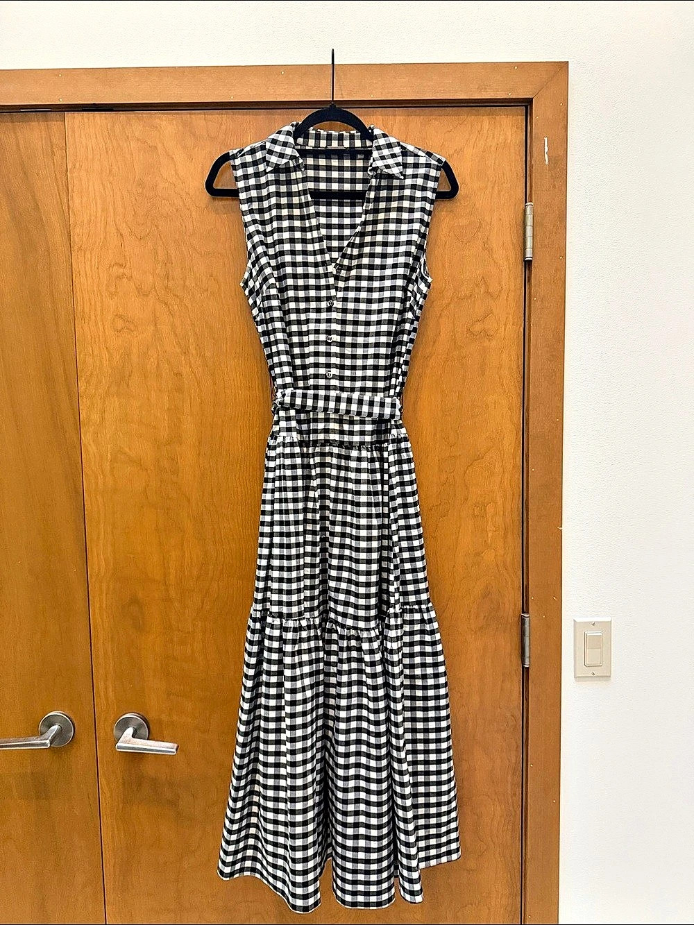 Elie Tahari Gingham Dress